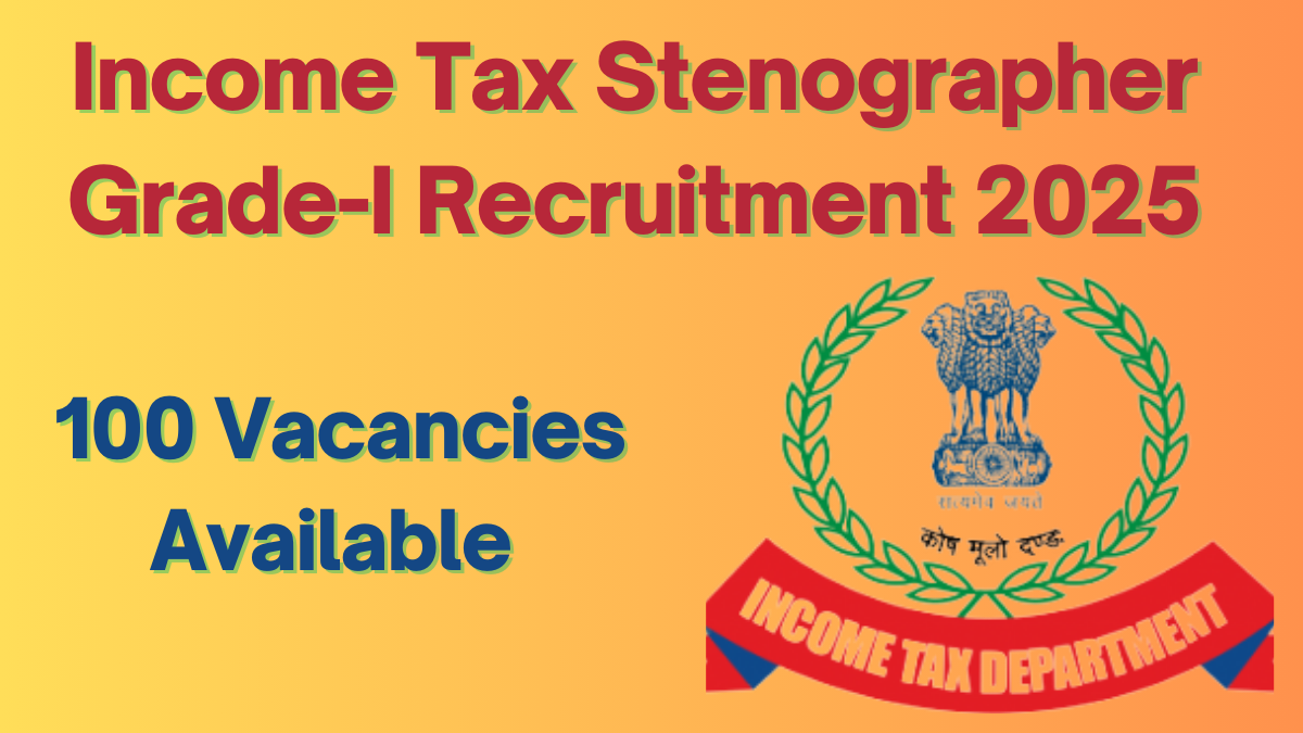 Income Tax Stenographer JOB