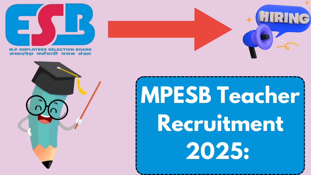 MPESB Teacher Recruitment 2025: Complete Details and Updates