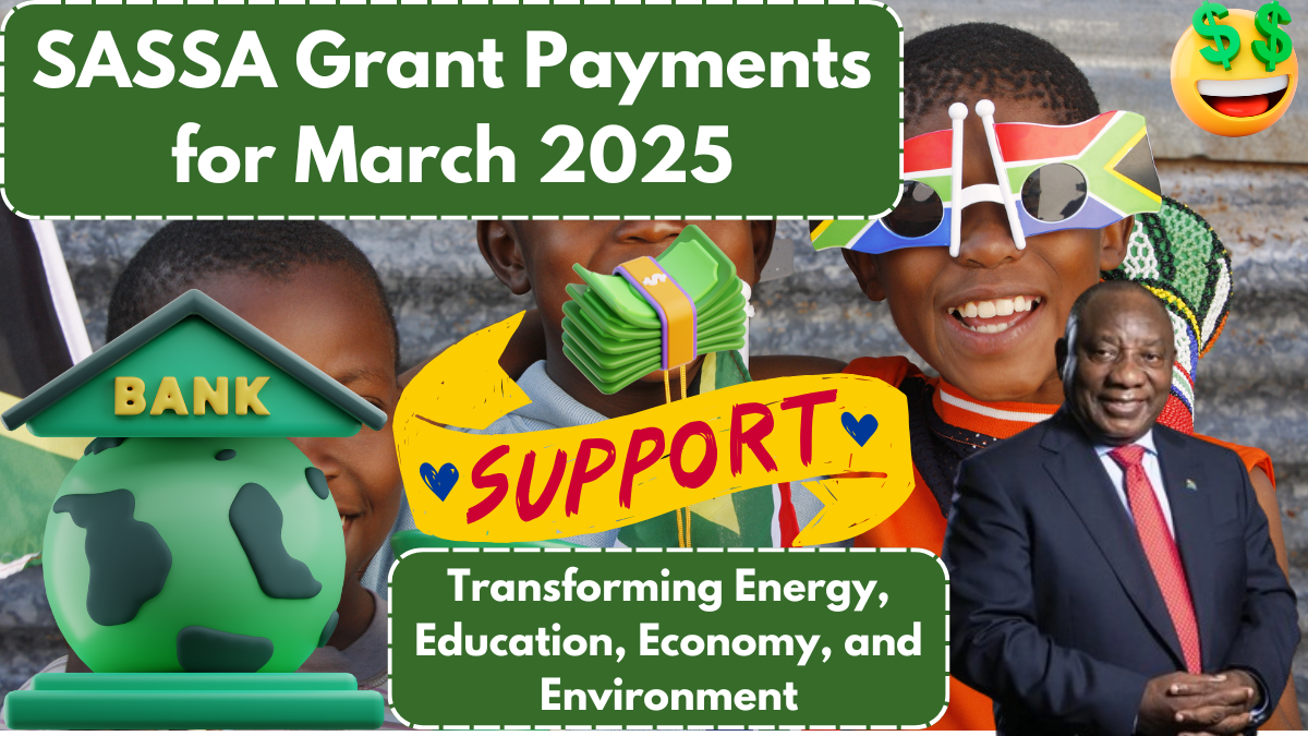 The World Bank's Strategic Support for South Africa: Transforming Energy, Education, Economy, and Environment